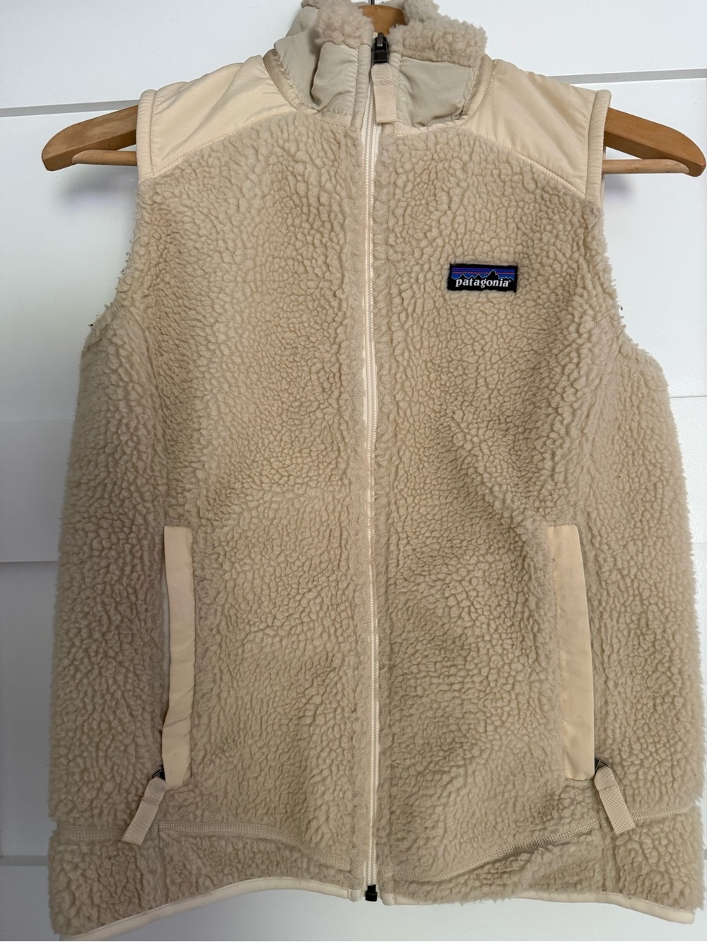 Patagonia Women's Retro-X Vest Fleece Full Zip Cream